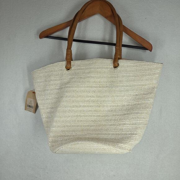 Vtg Red Camel Bag Tote Bags Purse Woven Straw Beach Pom Pom Lagenlook NWT Pool - Picture 9 of 12